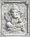 Lord Vinayaga Image 3d Printed Relief Model