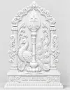 Om Muruga VELUM MAYILUM - RELIEF MODEL - WHITE