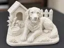 Cute Dog house model - Painting Kit 