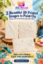 PARROT, HOUSE and SCENARY - Beautiful 3d PRINTED Paint sets