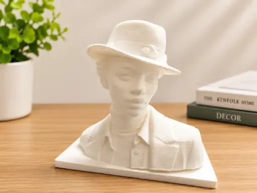 3D Printed Michael Jackson Bust Sculpture Painting Kit